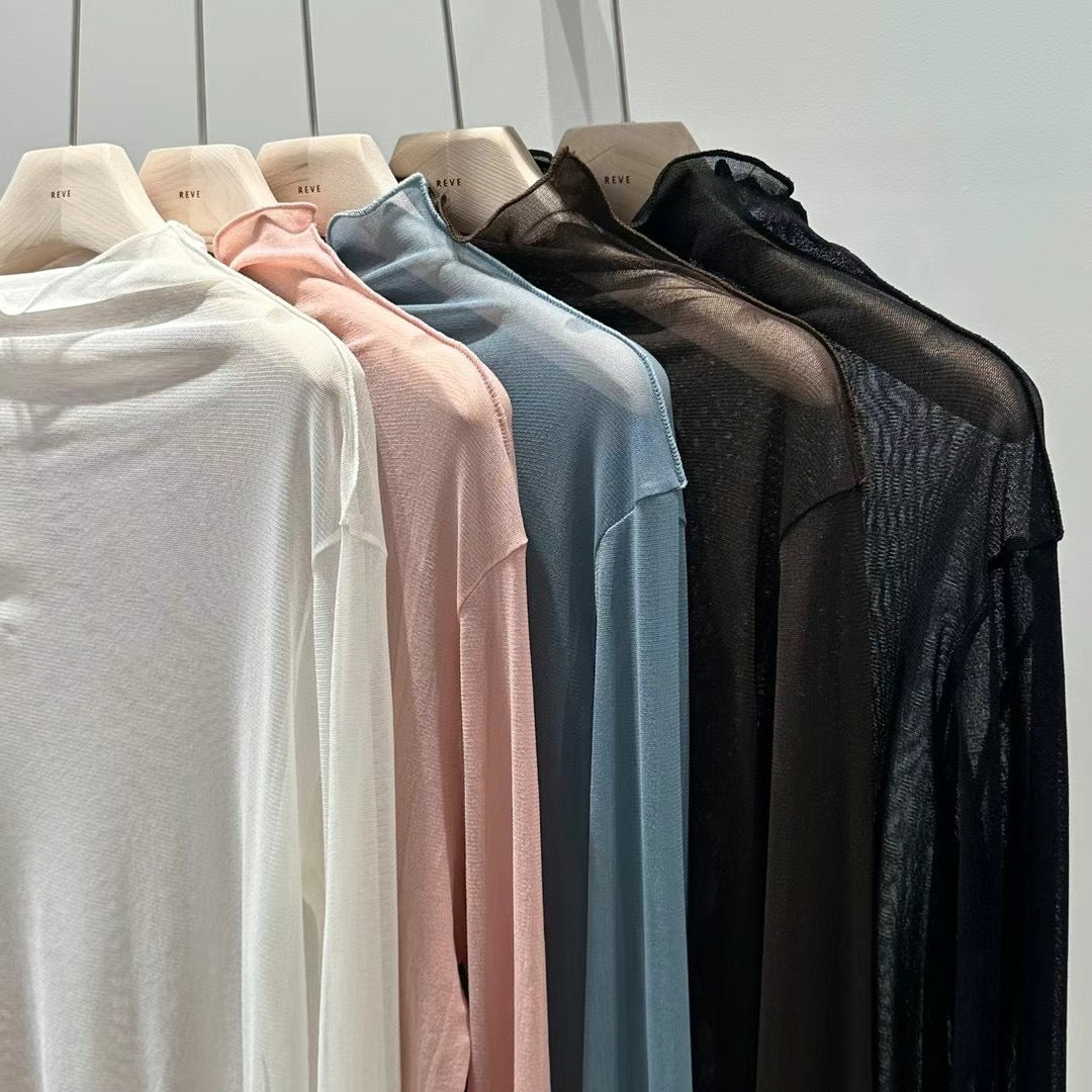 MESH LONG SLEEVES SHIRT **PRE-ORDER