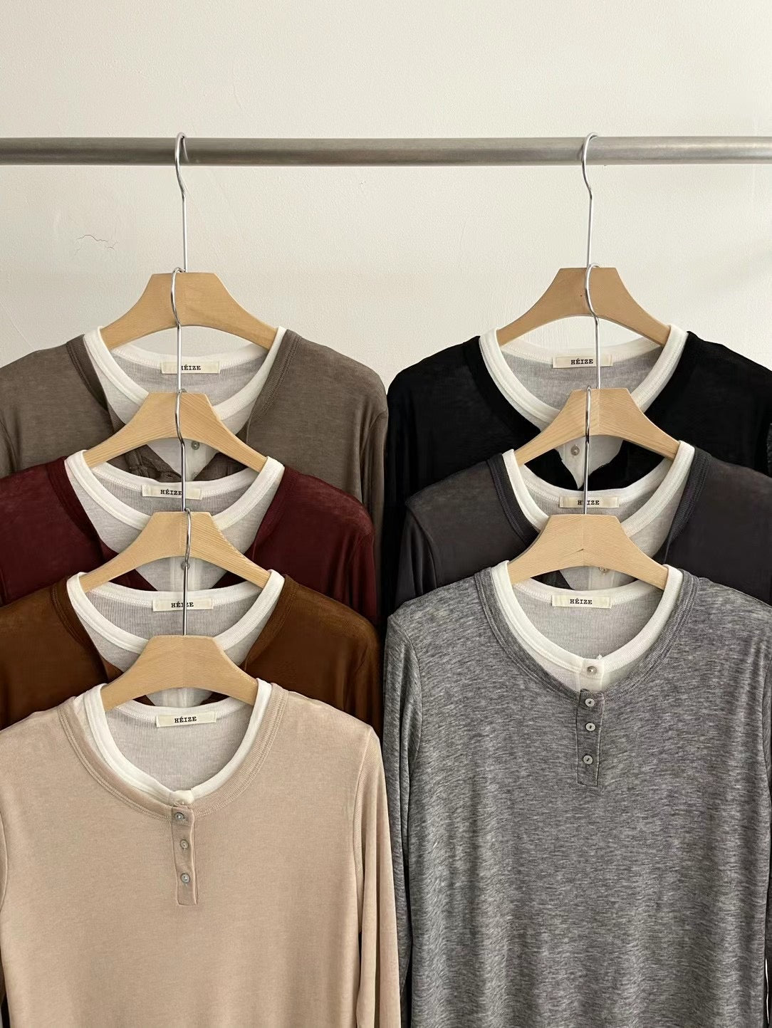LAYERED BUTTON TOP **PRE-ORDER