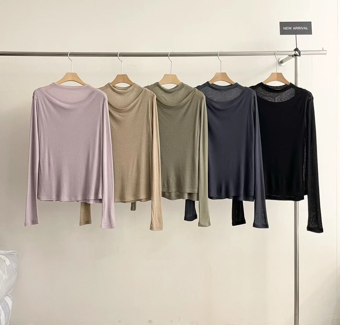 OFF-SHOULDER LAYERED TOP **PRE-ORDER