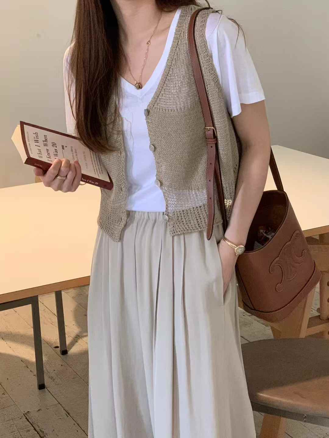 Knit Vest Jacket