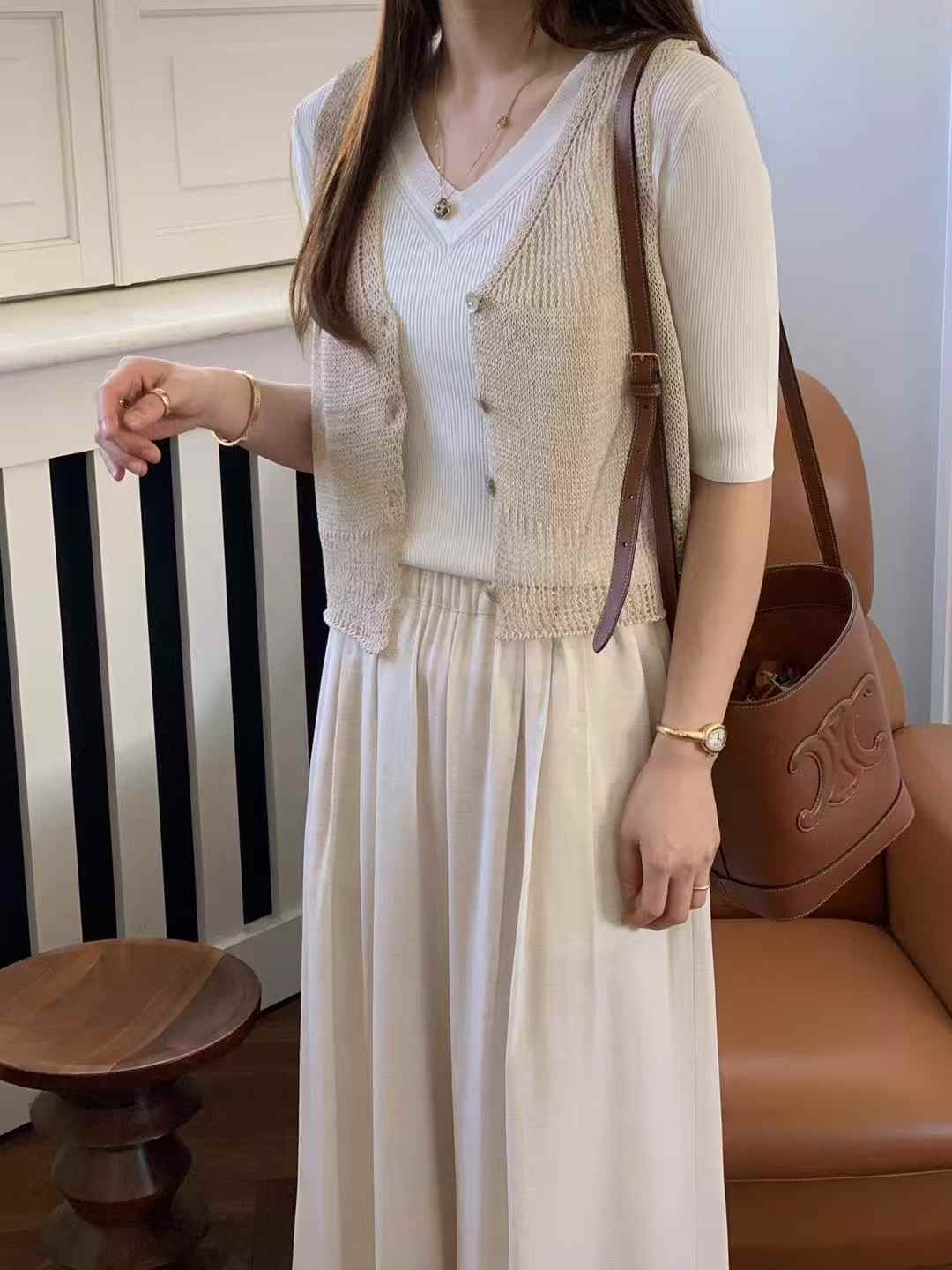 Knit Vest Jacket