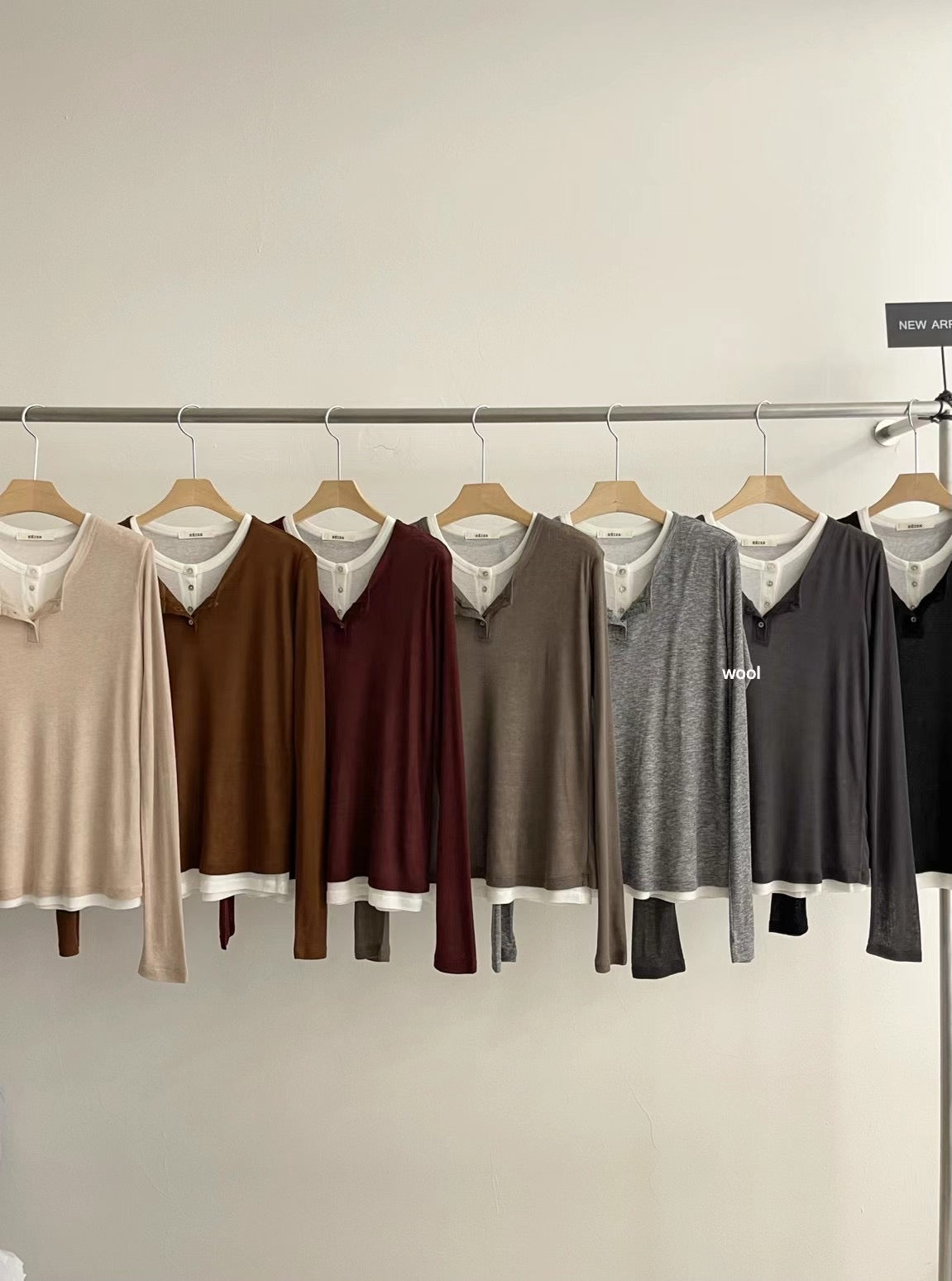 LAYERED BUTTON TOP **PRE-ORDER