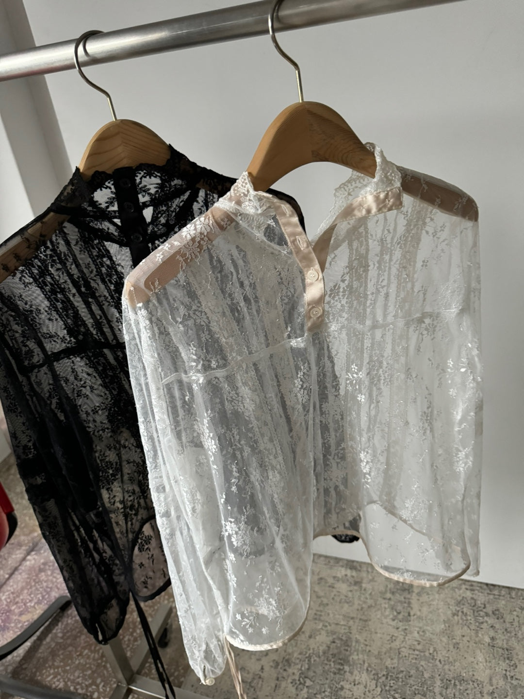 REVERSIBLE LACE SHIRT **PRE-ORDER