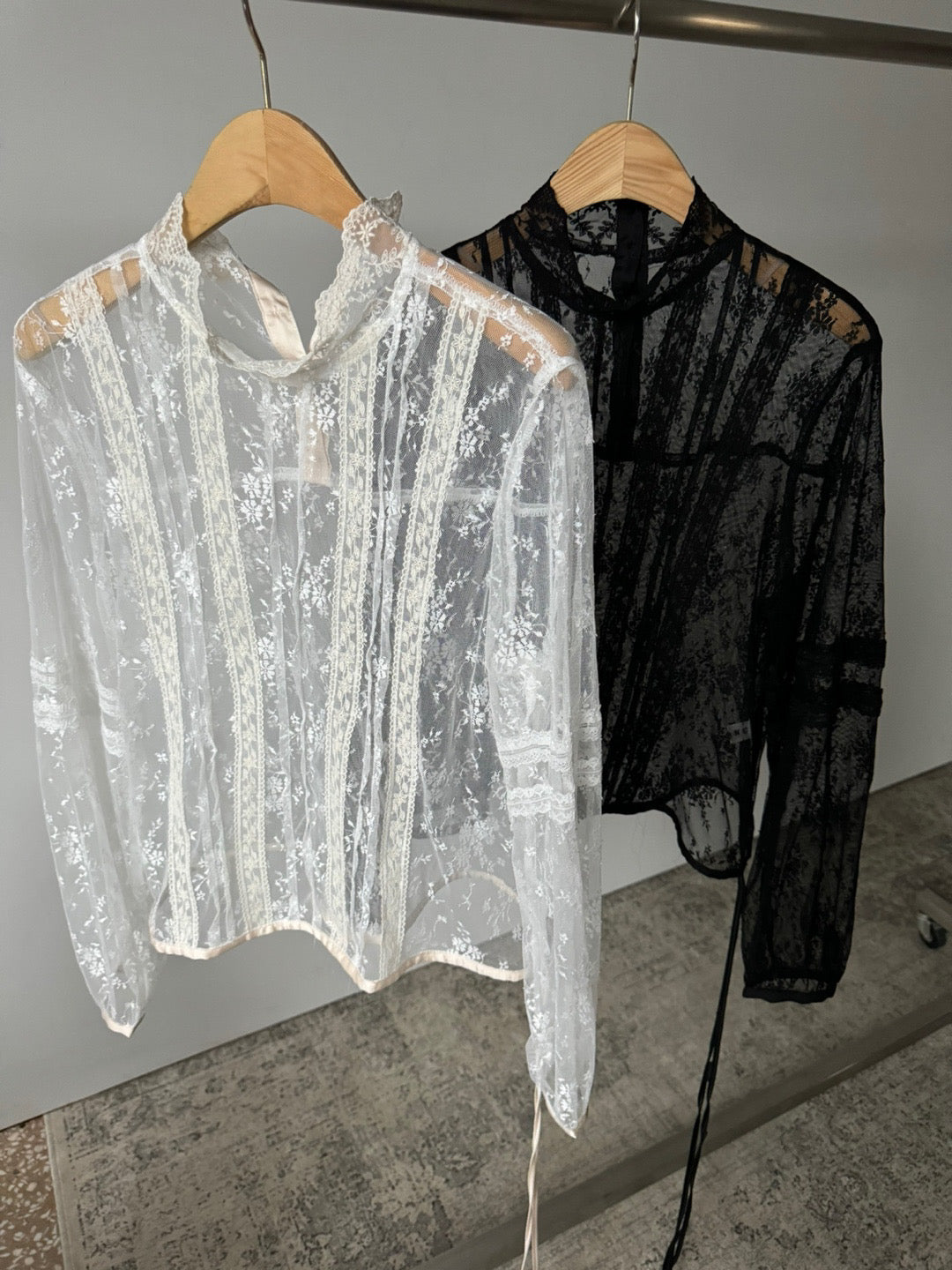 REVERSIBLE LACE SHIRT **PRE-ORDER