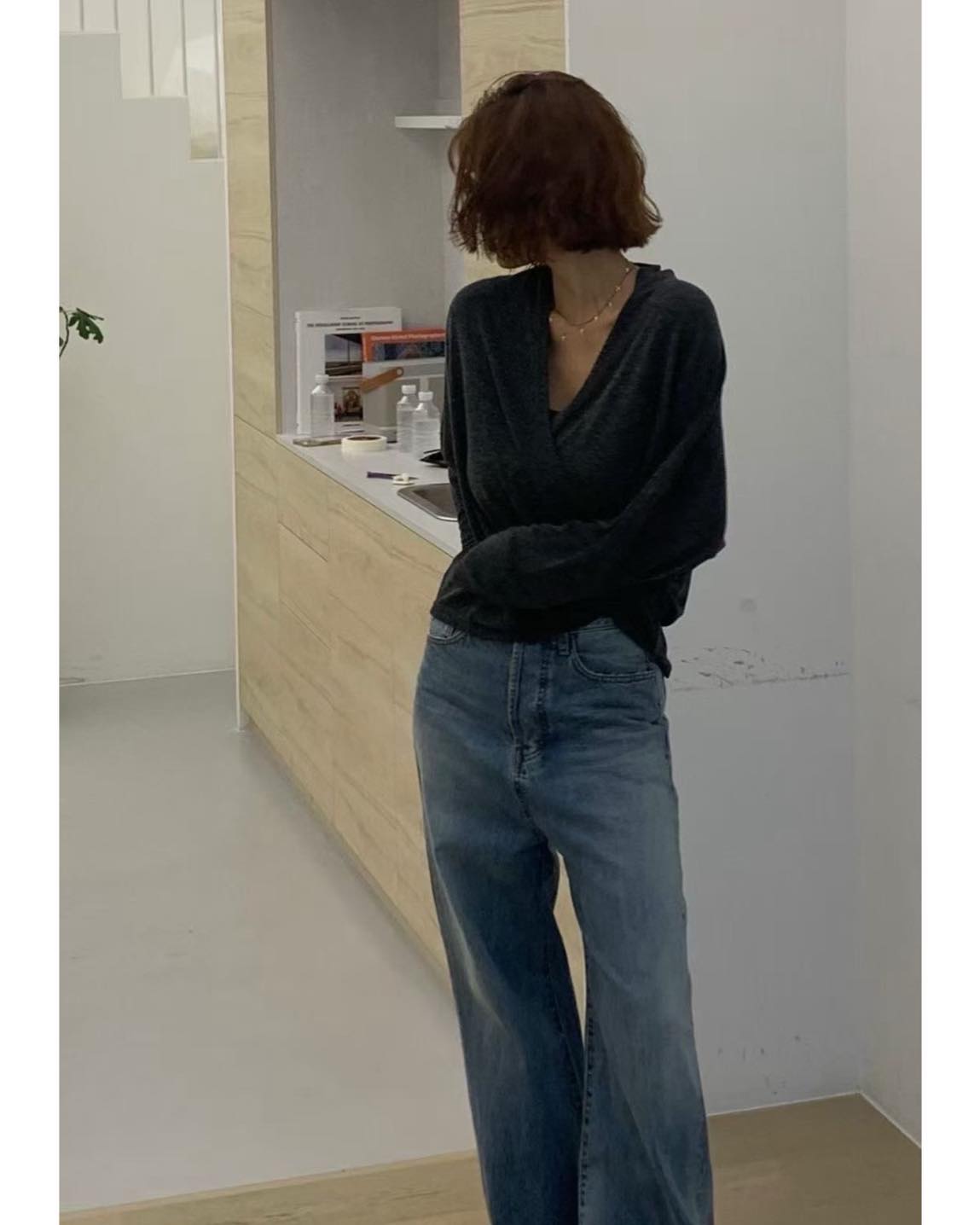 Long Sleeve V Top