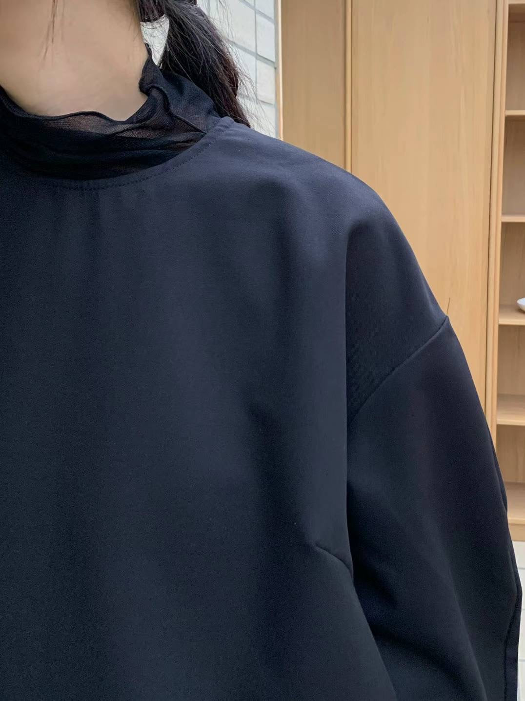 MESH LONG SLEEVES SHIRT **PRE-ORDER
