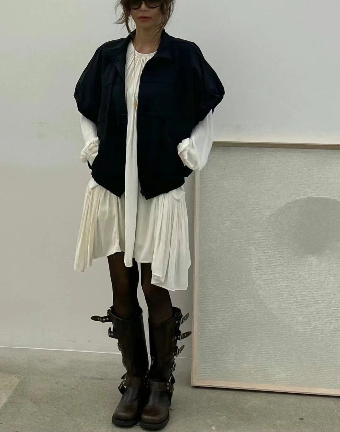 雪紡連身裙 **預購