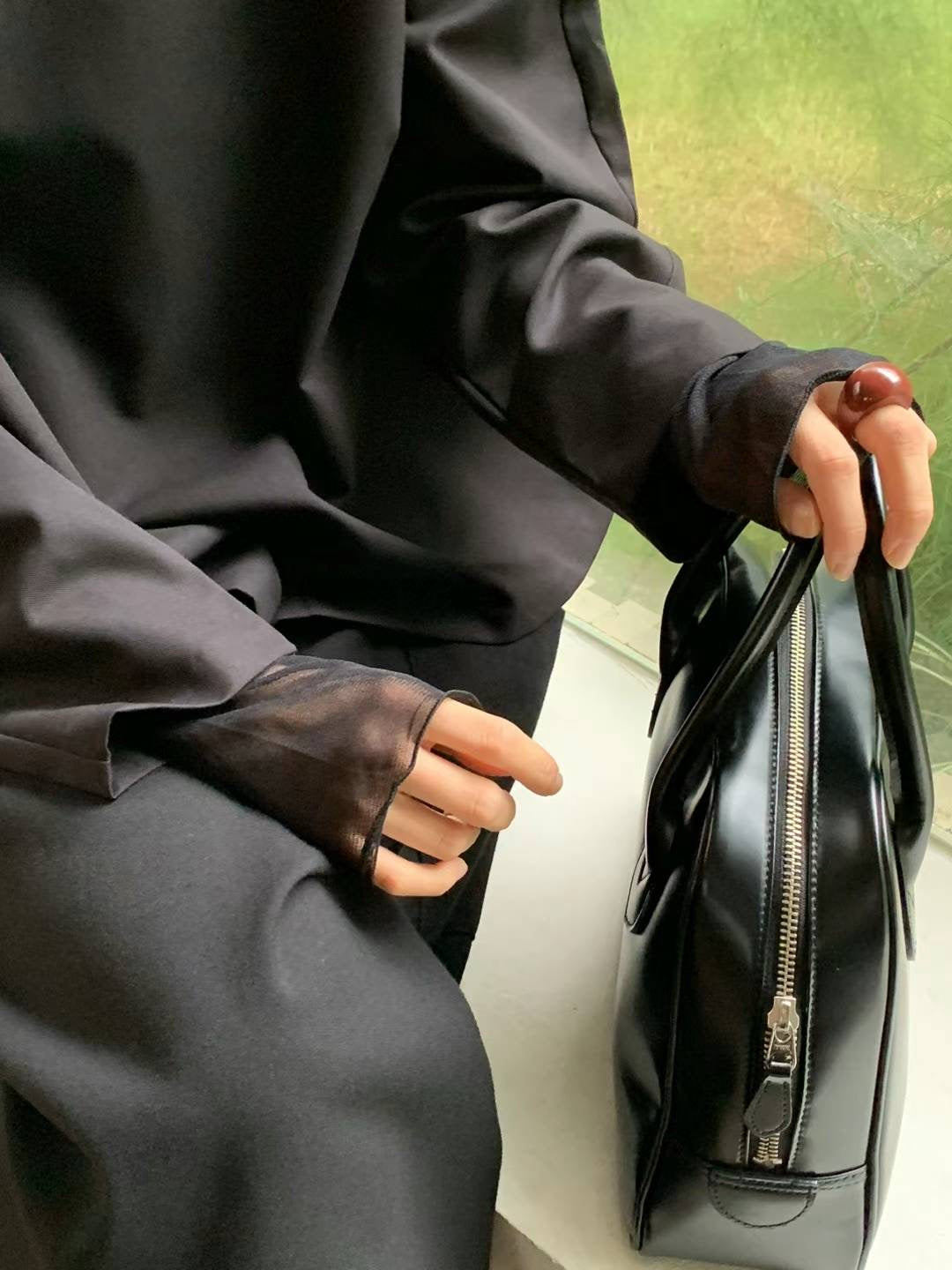 MESH LONG SLEEVES SHIRT **PRE-ORDER
