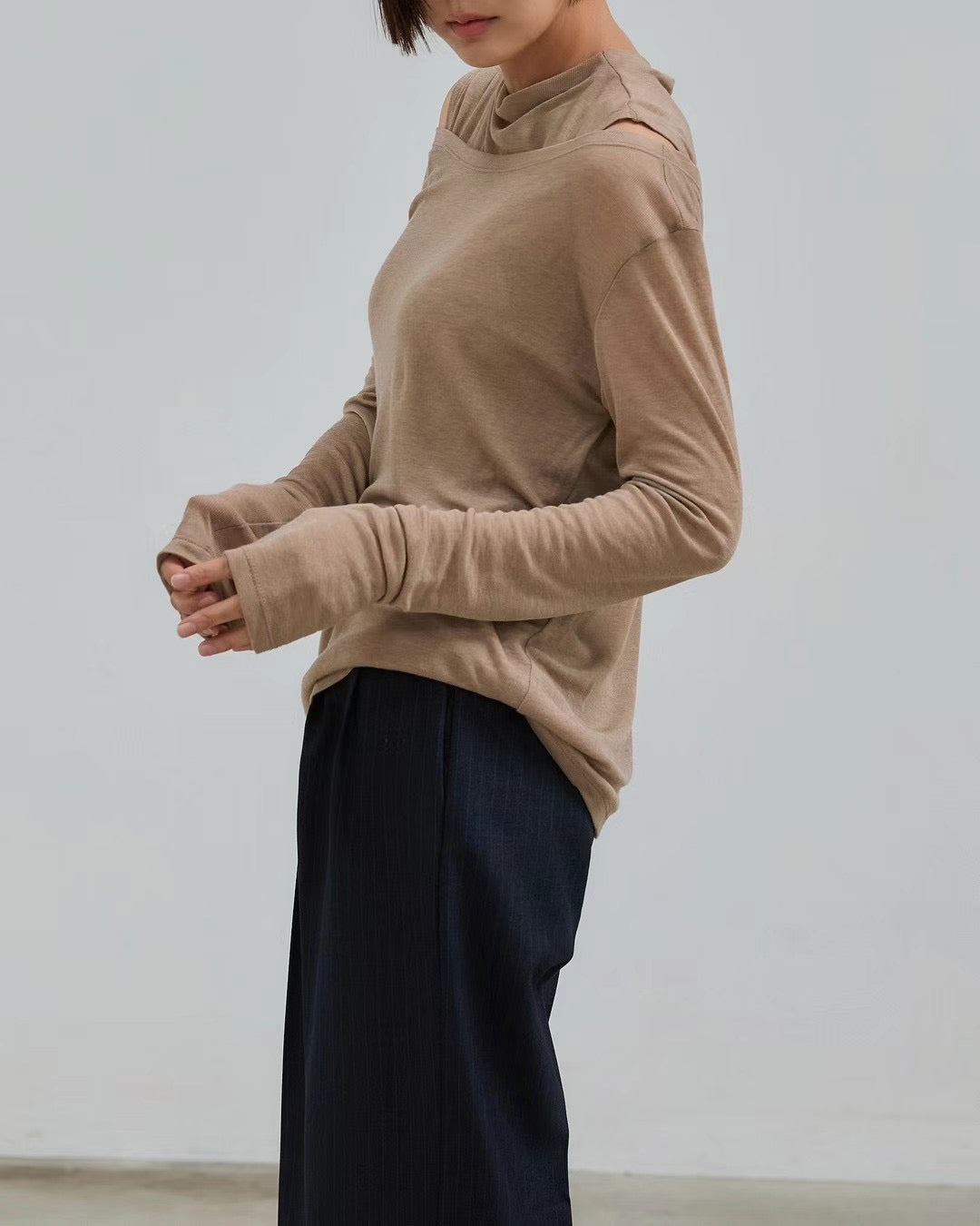 OFF-SHOULDER LAYERED TOP **PRE-ORDER