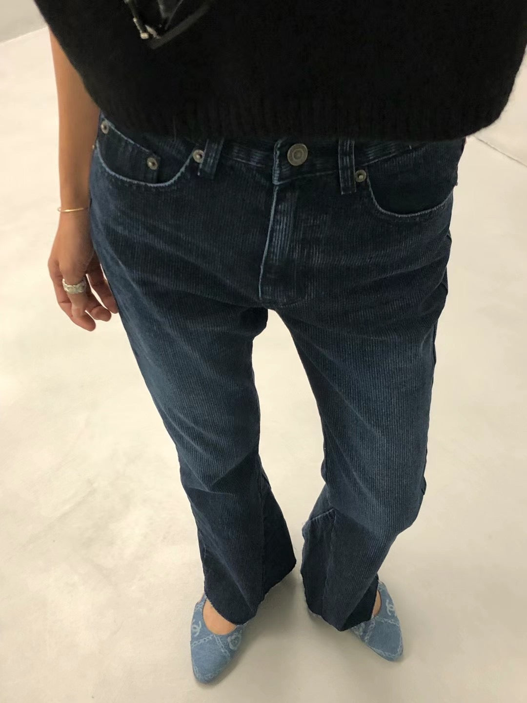 Bell bottom jeans