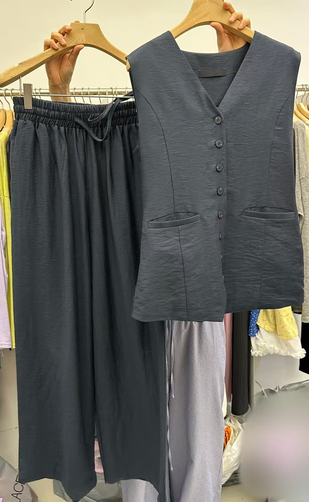 Cotton Linen Waistcoat