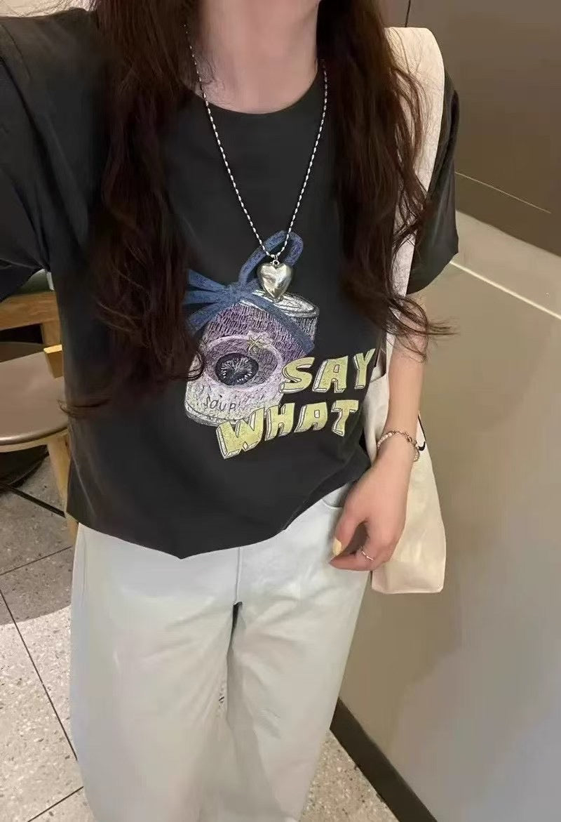 Cans Print Tee