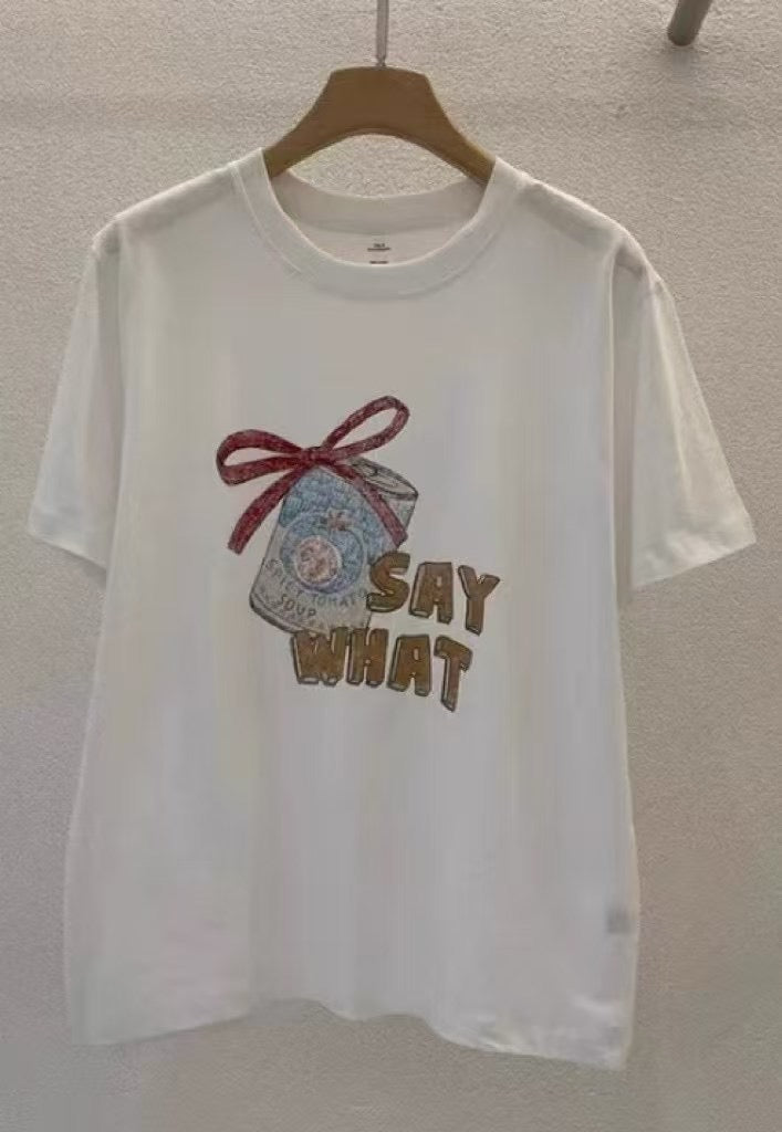 Cans Print Tee