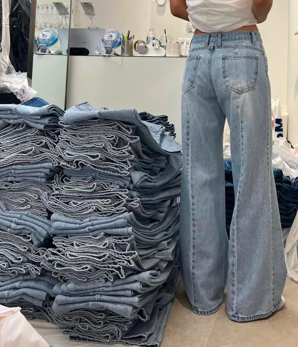 SS26 洗水牛仔褲