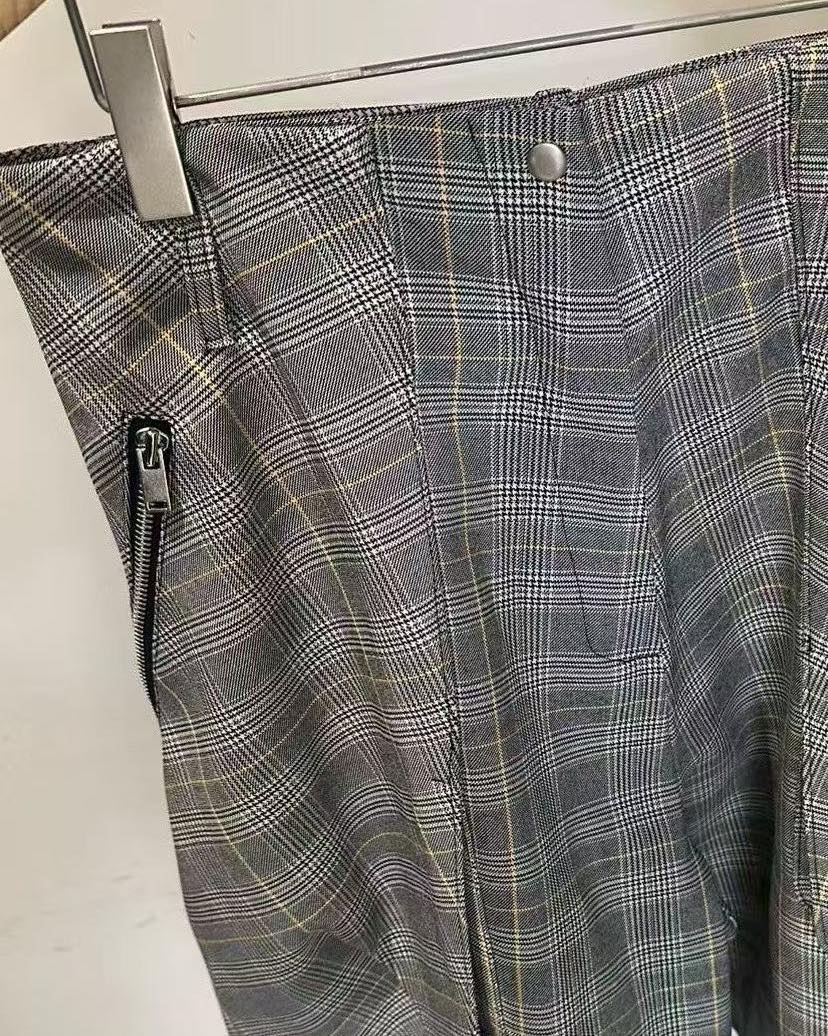 Plaid pants