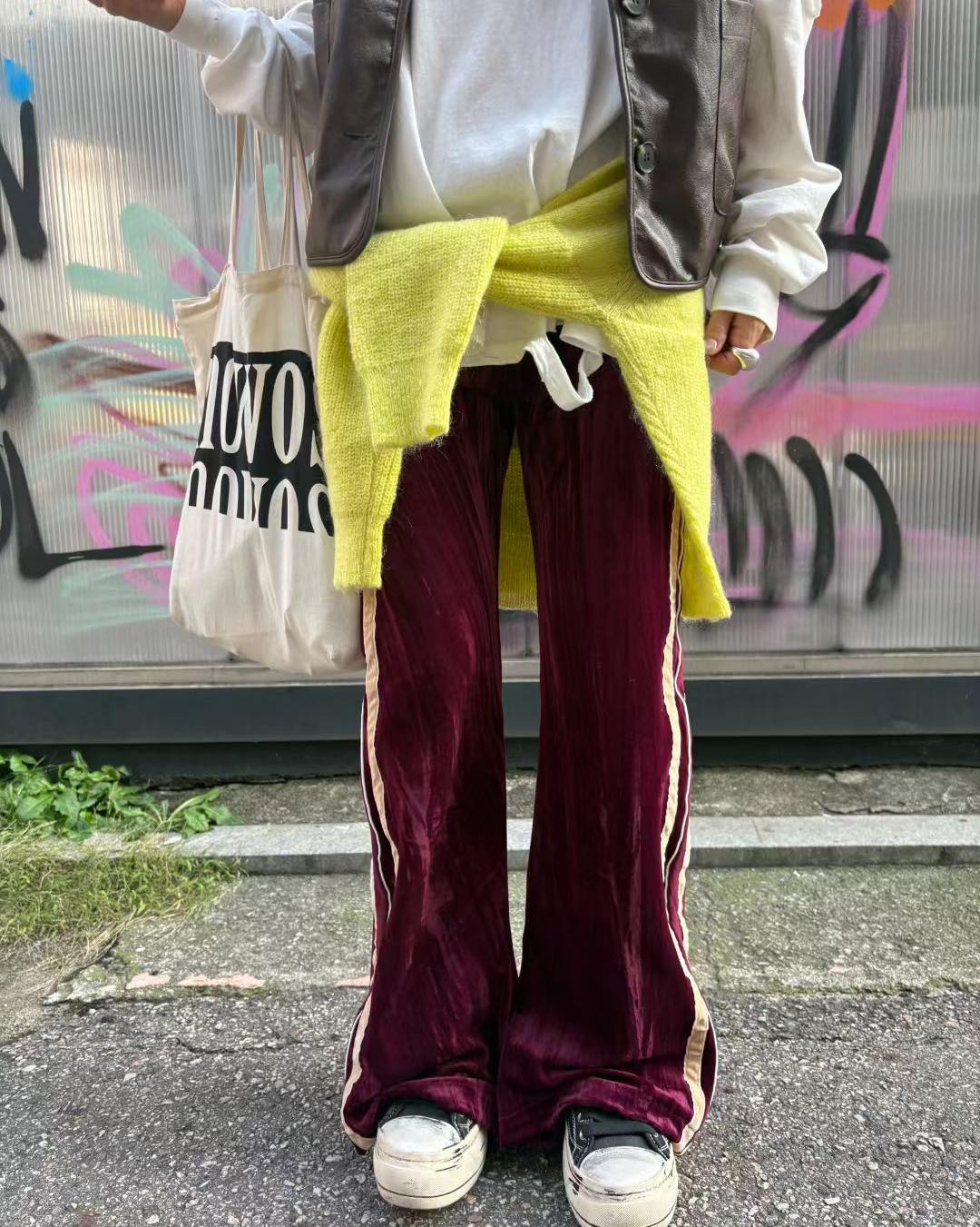**爆單款**絲絨褲