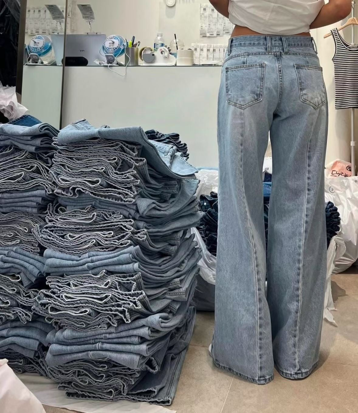 SS26 洗水牛仔褲