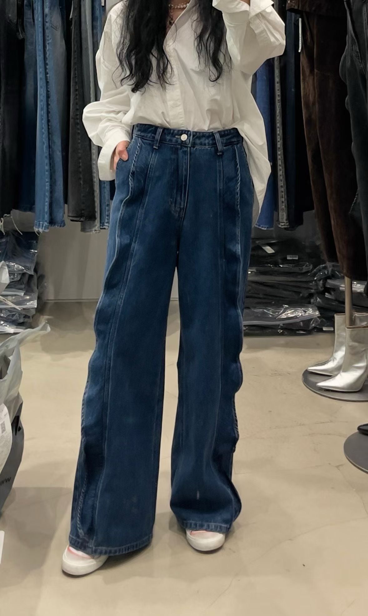 SS26 Ruffle Jeans